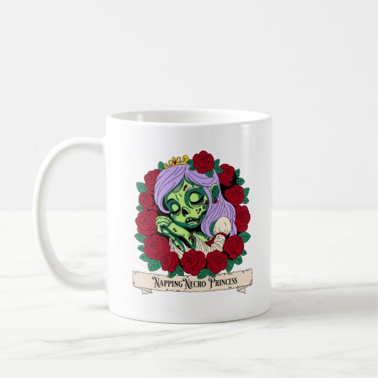 Zombie Doornroosje Koffiemok (Links)