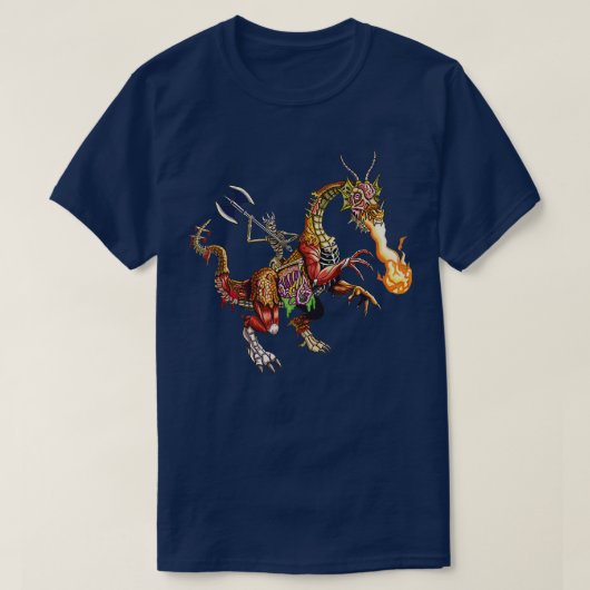 Zombie Dragon Rider Classic TShirt (Design voorkant)