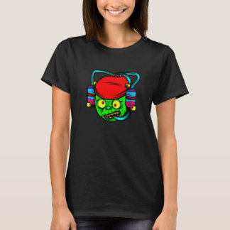 Zombie Drinkende Hersenen Lui Halloween Kostuum Ma T-shirt