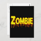 Zombie Drip Briefkaart (Voorkant / Achterkant)