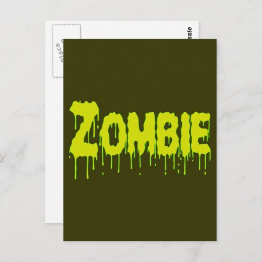 Zombie Drip Briefkaart (Voorkant / Achterkant)