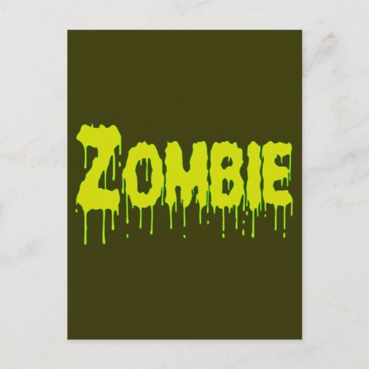Zombie Drip Briefkaart (Voorkant)