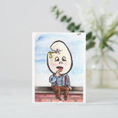 Zombie Dumpty Briefkaart (Staand voorkant)