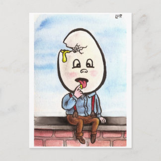 Zombie Dumpty Briefkaart