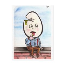 Zombie Dumpty Briefkaart