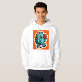 Zombie Dunk – Ondead Basketballer Tags: Hoodie (Voorkant volledig)