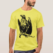 Zombie Eagle Long Hoeve T-shirt (Voorkant)