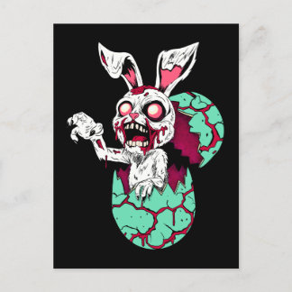 Zombie Easter Bunny Briefkaart