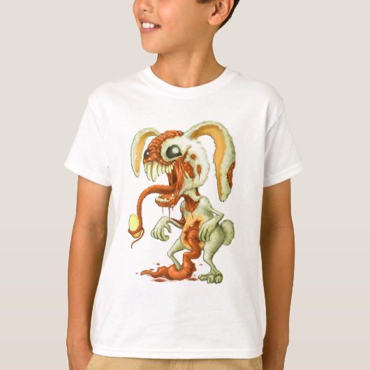 Zombie Easter Bunny T-shirt (Voorkant)