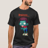 Zombie Eat Brain T-shirt (Voorkant)