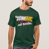 Zombie - Eat Brains T-shirt (Voorkant)