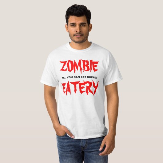 Zombie Eatery T-shirt (Voorkant volledig)