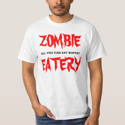 Zombie Eatery T-shirt (Voorkant)