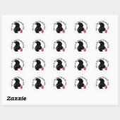 Zombie Eekhoorn, dit is hoe de wereld vergaat Ronde Sticker (Vel)
