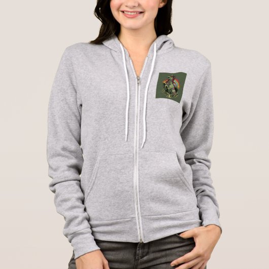 Zombie eenhoorn hoodie (Voorkant)