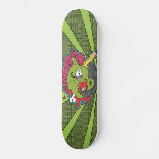 Zombie Eenhoorn Skateboard (Voorkant)