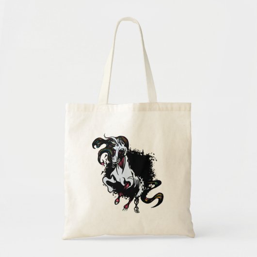 Zombie Eenhoorn Staand Tote Bag (Voorkant)