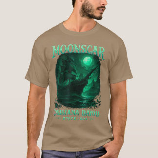 Zombie Eiland Maan Eiland Retro tekenfilm Hallowee T-shirt