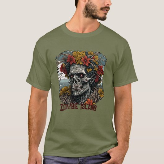 Zombie-eiland T-shirt (Voorkant)