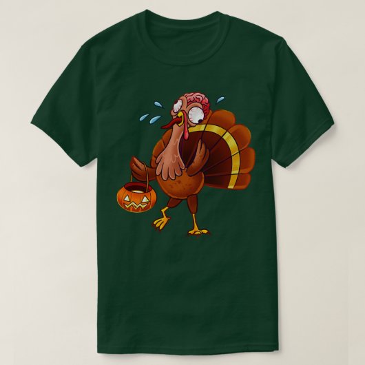 Zombie eng Turkije T-shirt (Design voorkant)