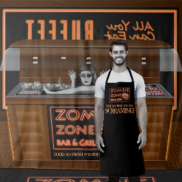 Zombie eten alles wat je kunt eten Buffet Hallowee Wandkleed