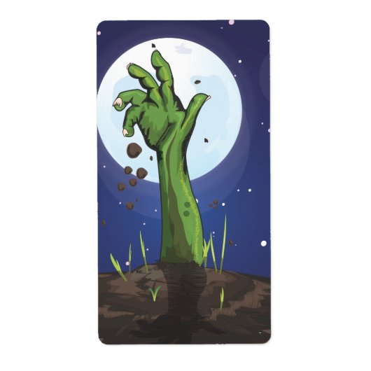 Zombie Etiket (Voorkant)