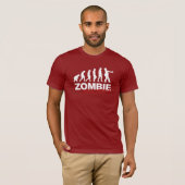 ZOMBIE-EVOLUTIEDIAGRAM T-SHIRT (Voorkant volledig)