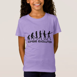 Zombie Evolution aangepaste shirten en jassen T-shirt