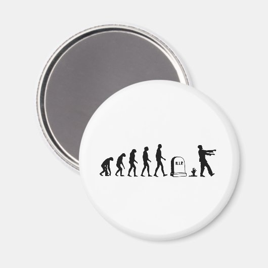 Zombie Evolution Magneet (Voorkant / Achterkant)