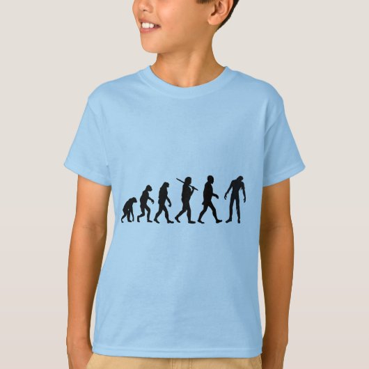 Zombie Evolution T-shirt Design (Voorkant)