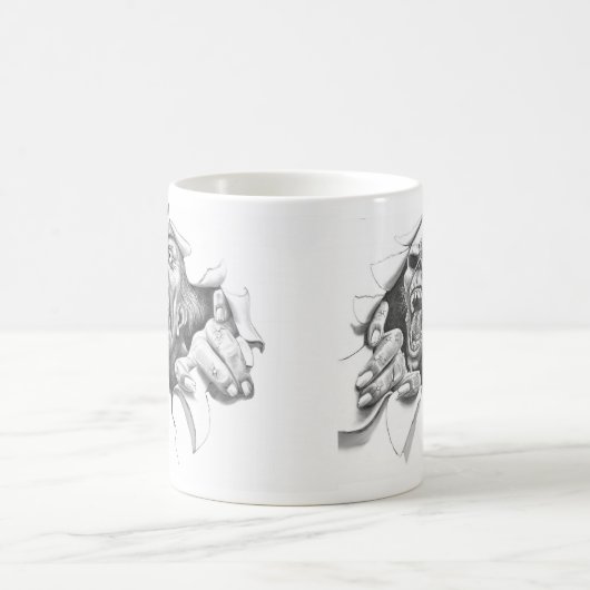 Zombie excape-mok koffiemok (Center)