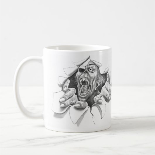 Zombie excape-mok koffiemok (Links)