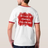 Zombie Expert - Geen Logo T-shirt (Achterkant volledig)