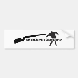 Zombie Exterminator Bumpersticker