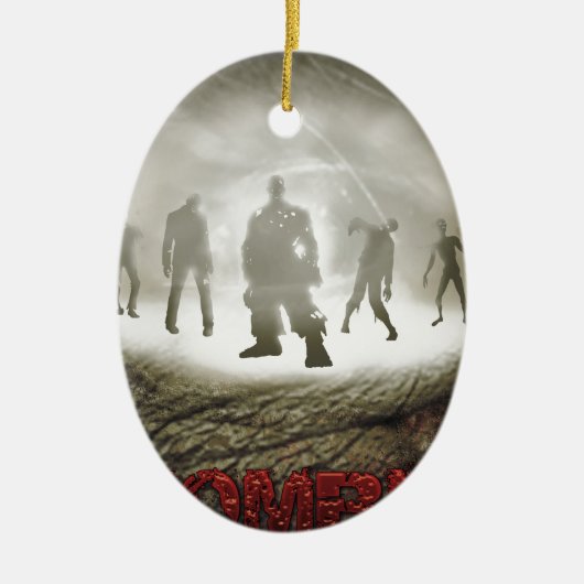 Zombie Eye Keramisch Ornament (Voorkant)