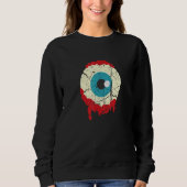 Zombie Eyeball Halloween Scary Zombie   Trui (Voorkant)