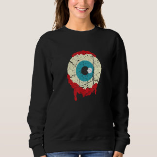 Zombie Eyeball Halloween Scary Zombie   Trui