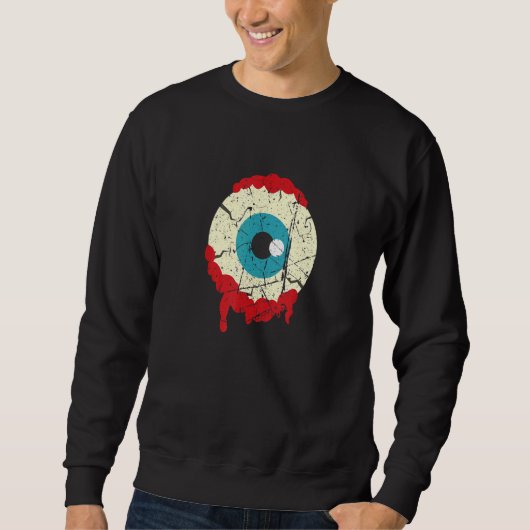 Zombie Eyeball Halloween Scary Zombie   Trui (Voorkant)
