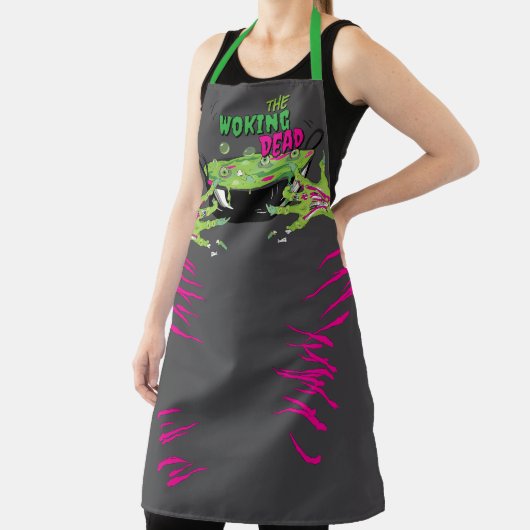 Zombie Eyeball Poppin 'Funky Funny Woking Dead Pun Schort (Insitu)