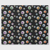 Zombie Eyeballs Cadeaupapier (Vlak)