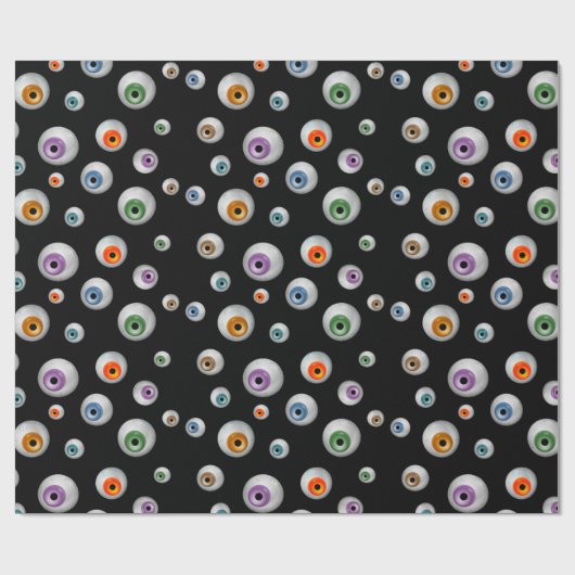 Zombie Eyeballs Cadeaupapier (Vlak)