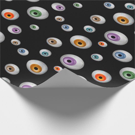Zombie Eyeballs Cadeaupapier (Hoek)