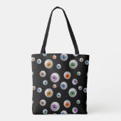 Zombie Eyeballs Halloween Trick or Treat Tote Bag (Achterkant)