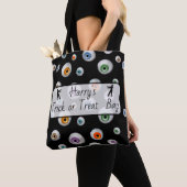 Zombie Eyeballs Halloween Trick or Treat Tote Bag (Dichtbij)