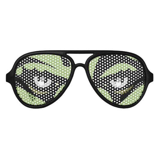 Zombie Eyes Zonnebrillen Fun Zombie Costume Gifts (Voorkant)