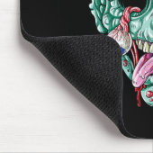 Zombie Face Brain Halloween Boys Mannen Women Girl Muismat (Hoek)