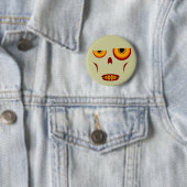 Zombie Face - Clenched Teeth Button (In situ)