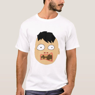 Zombie face expressies t-shirt
