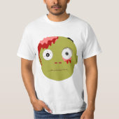 Zombie face expressies t-shirt (Voorkant)