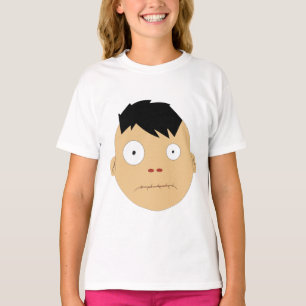 Zombie face expressies t-shirt